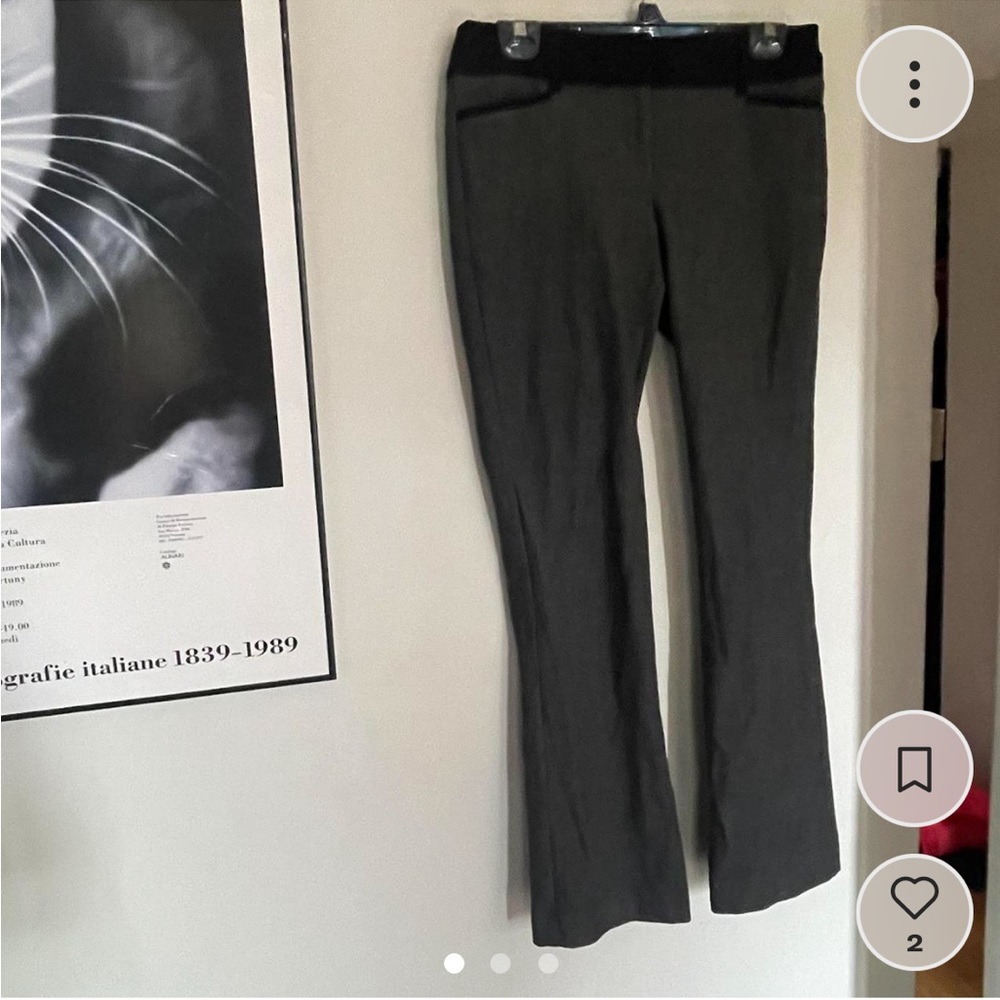 Express black and gray columnist pants